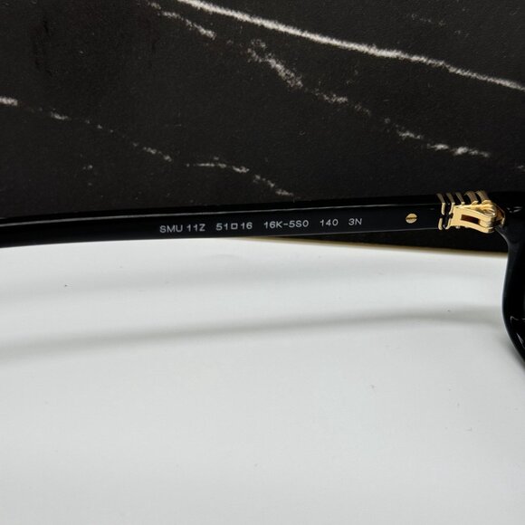 NEW MIU MIU SQUARE BLACK WOMEN SUNGLASSES MU11ZS 16K5S0 MIU MIU MU11ZSF